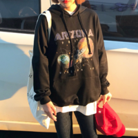 ARIZONA MISSION Planet Printed Hoodies - Thumbnail 2