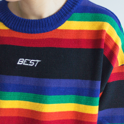 Best rainbow knit jumper - Thumbnail 4