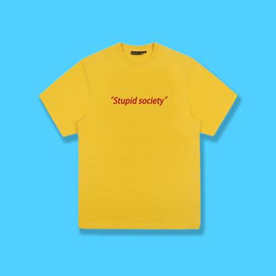 "STUPID SOCIETY" T SHIRT