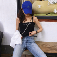 Cherry Bomb Embroidery Knitted Camisole Top - Thumbnail 3