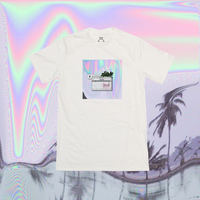 UNISEX VAPORWAVE WINDOW 98 HOLOGRAPHIC T SHIRT  - Thumbnail 2