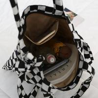 CHECKER TWO-WAY TOTE BAG - Thumbnail 3