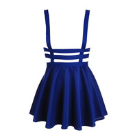 Women's Pleated Suspender Skirt Elastic dress  - Thumbnail 5