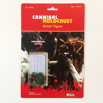 Custom made horror movie turtle action figure