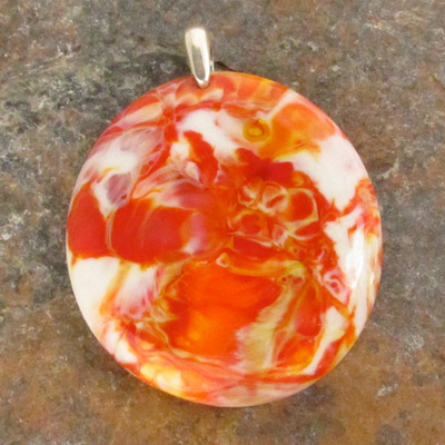 Lava plume glass pendant large - Thumbnail 4