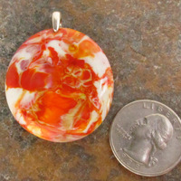 Lava Plume Glass Pendant Large - Thumbnail 1