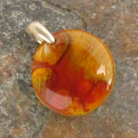 Lava Plume Glass Pendant Small - Thumbnail 1