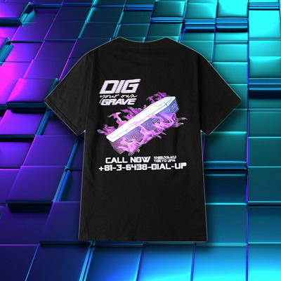 Free shipping-dig your own grave  tee - Thumbnail 4