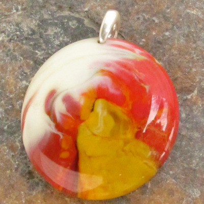 Lava plume glass pendant medium - Thumbnail 3