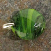 Rainforest Green Glass Pendant Small - Thumbnail 1