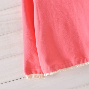 Pink Crochet Neck Top - Thumbnail 2