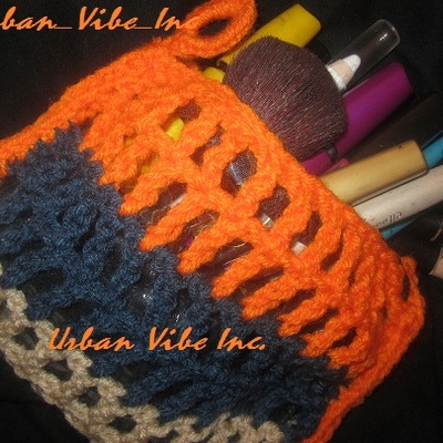 Urban foxxy roxxy crochet wallet / makeup bag ( roxie)
