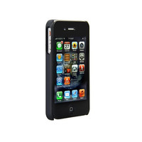 Deluxe Black and Chrome Hard Case Cover for iPhone 4 4G 4S - Thumbnail 3