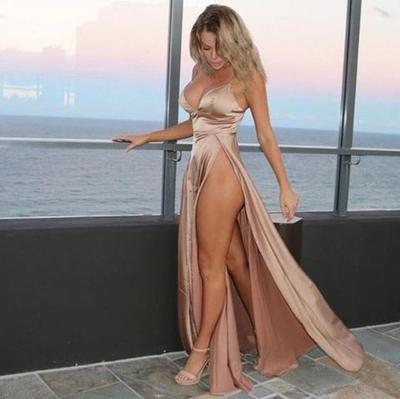 Women Sexy Hot Sale Slim Prom Dress One Piece Dress