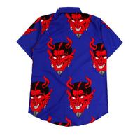 DEVIL BLOUSE IN BLUE - Thumbnail 1