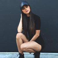 Round Neck Short-Sleeved Mini Dress - Thumbnail 3