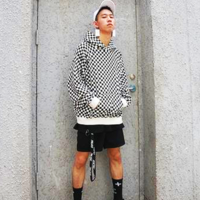 STREET GOTH CHECKER HOODIE - Thumbnail 4