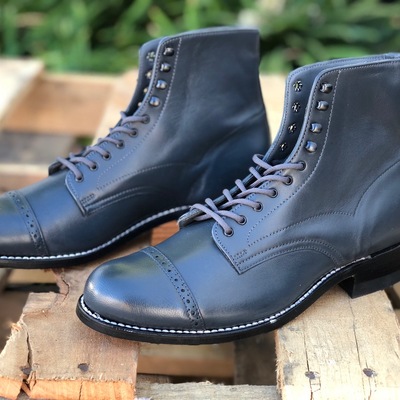 Stacy baldwin “dark grey” madison boot