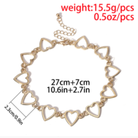 Free Shipping-LITTLE HEARTS CHOKER  - Thumbnail 4