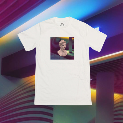 Unisex vaporwave pastel shopping mall t shirt in black