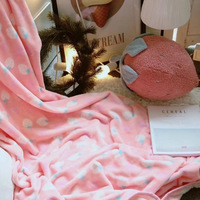 New cute strawberry pillow / strawberry pillow blanket /strawberry Messenger Bag - Thumbnail 2