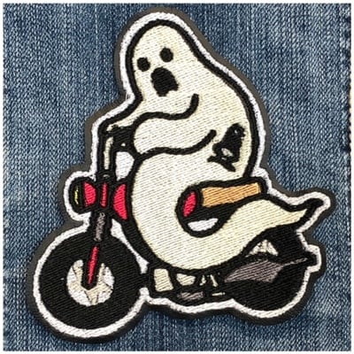  stab ghost on moped patch - Thumbnail 2