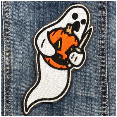 HALLOWEEN STAB GHOST  PATCH