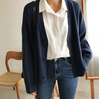 5 Colors Knit Cardigan Coat - Thumbnail 3