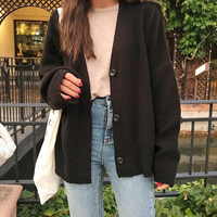 5 Colors Knit Cardigan Coat - Thumbnail 4