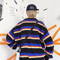 Free Shipping-80'S STRIPE JUMPER - Thumbnail 1