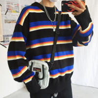 Free Shipping-80'S STRIPE JUMPER - Thumbnail 2