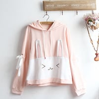 New cute rabbit hoodie - Thumbnail 4