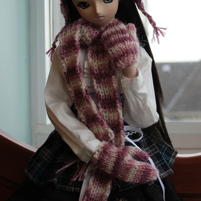 Full set - hat, scarf and mitts