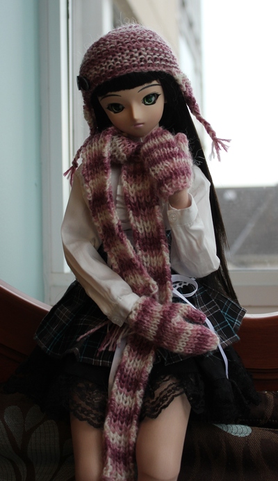 Full set - hat, scarf and mitts