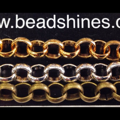  rolo chain 7mm (per foot (12 inches)