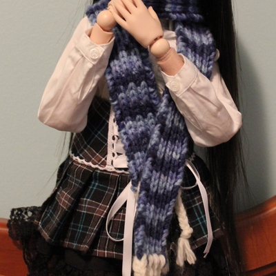 Blue & true scarf