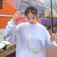 Sailor Moon Holographic Moon Long Sleeve T-shirt - Thumbnail 1