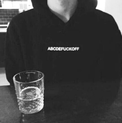 Free Shipping-"ABCDEFUCKOFF" HOODIES