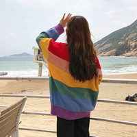 Rainbow Stripe Sweater - Thumbnail 3