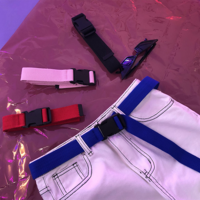 Free Shipping-CYBER PUNK CANVAS BELT ( 4 COLORS ) - Thumbnail 1