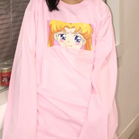 Sailor Moon Eyes Long Sleeve T-shirt - Thumbnail 1