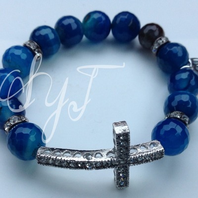 Sapphire zodiac charm 