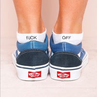 Free Shipping-"FUCK OFF" ANKLE SOCKS - Thumbnail 2