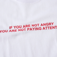 Free Shipping-"IF YOU ARE NOT ANGRY" TEE - Thumbnail 1