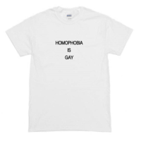 Free Shipping-"HOMOPHOBIA IS GAY" TEE - Thumbnail 1