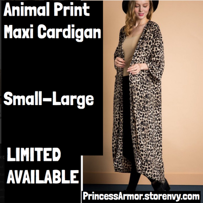 Aninal Print cardigan-TDE 