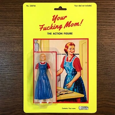 Custom made mom action figure 