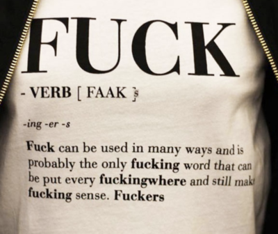 Free Shipping-"FUCK" DEFINITION TEE