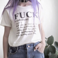 Free Shipping-"FUCK" DEFINITION TEE - Thumbnail 1