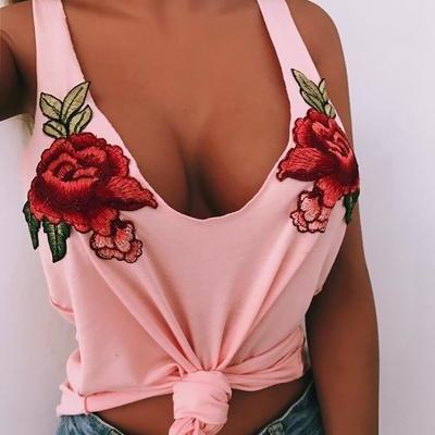 Sexy v-neck vest top